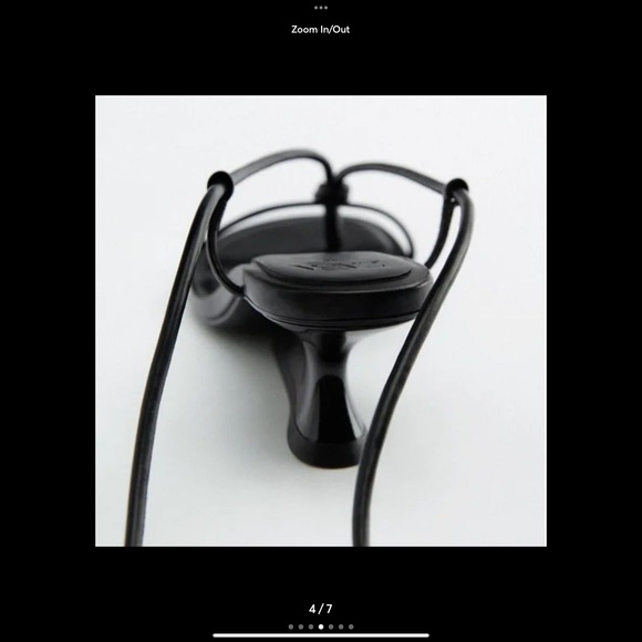 NWT Zara black wedge sandals - Picture 5 of 9